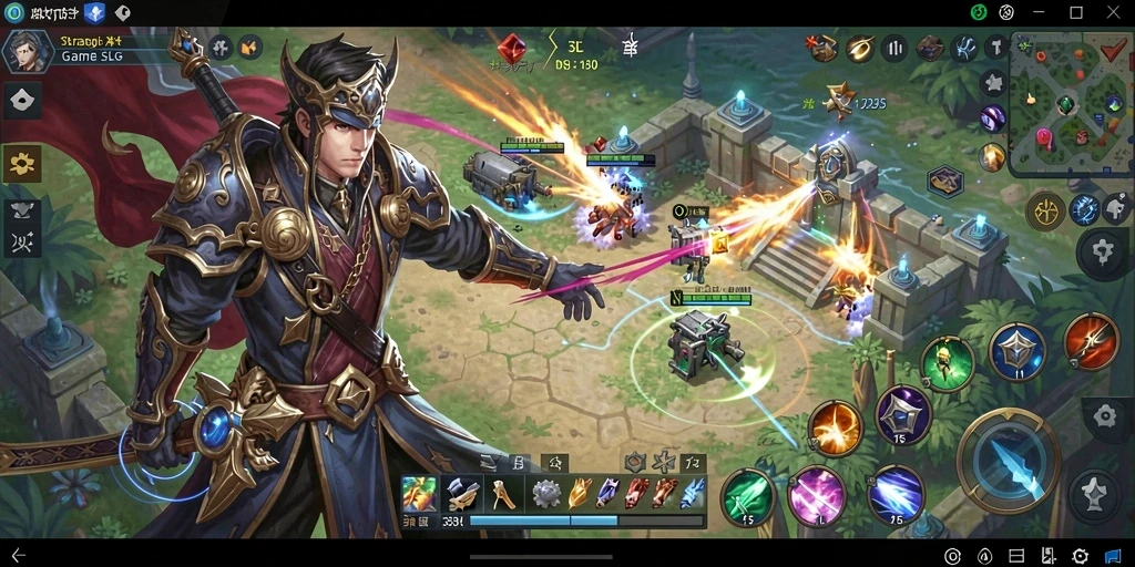 Tampilan gameplay mendebarkan dari 33L, strategi yang menantang.