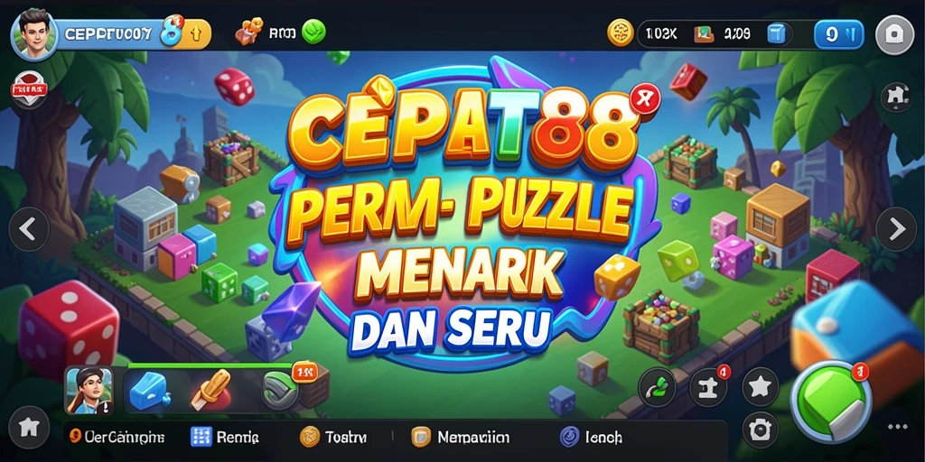 Screenshot dari gameplay CEPAT88 menunjukkan tantangan puzzle yang menakjubkan.
