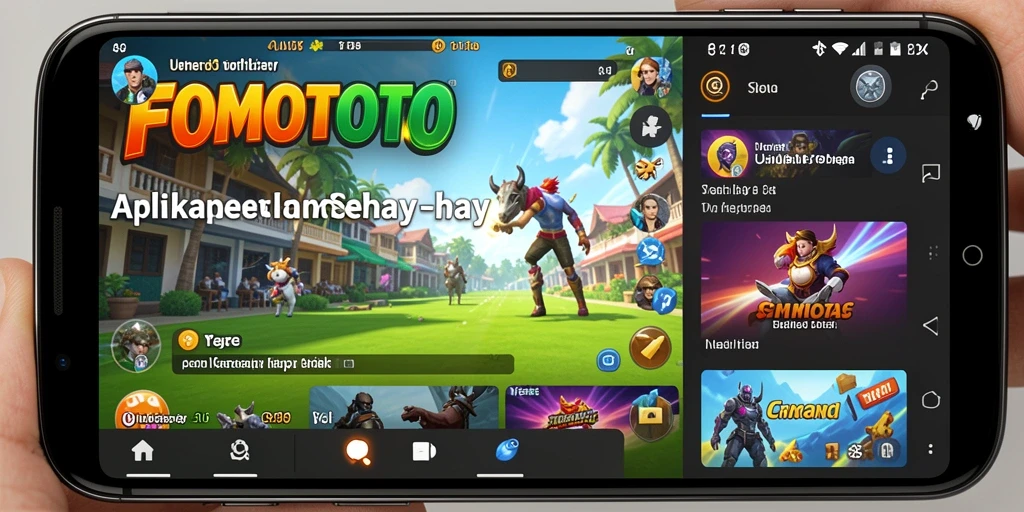 Tampilan utama FOMOTOTO dengan fitur-fitur Utility canggih.
