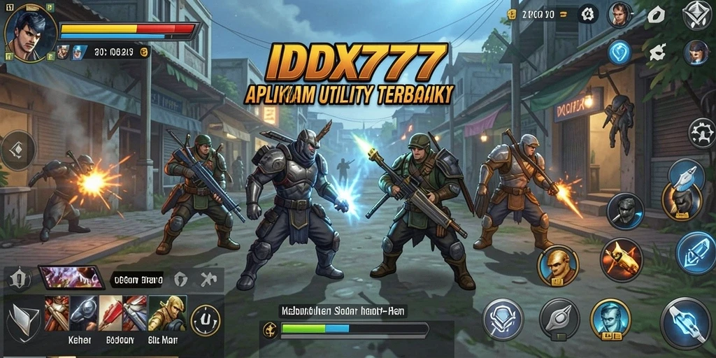 Tampilan antarmuka IDX777 yang modern dan bersih.