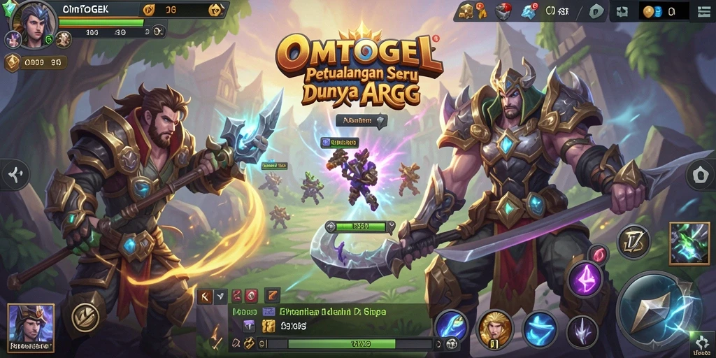 Tangkapan layar gameplay <strong>OMTOGEL</strong> menampilkan aksi seru dalam pertempuran ARPG.
