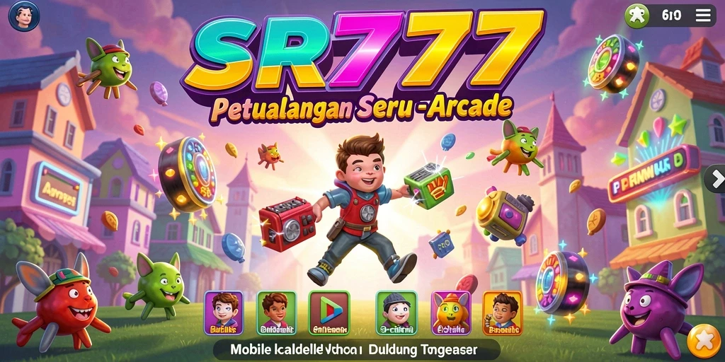 Gameplay seru dan penuh warna dalam SR777.